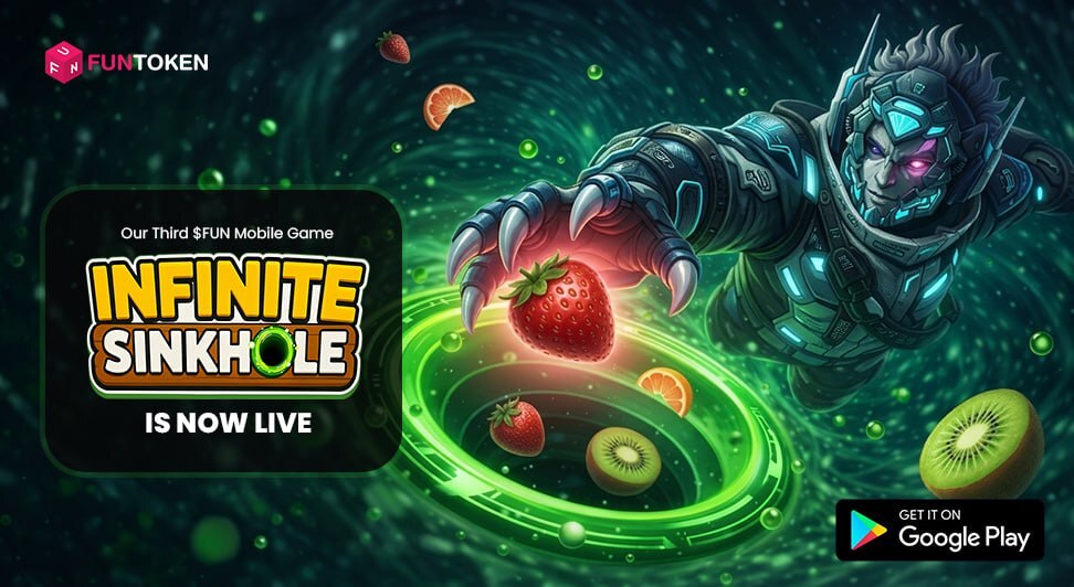 FUNToken Launches Third Mobile Game, Infinite Sinkhole