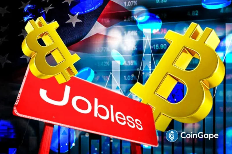 Breaking: Bitcoin Nears $78K As US Initial Jobless Claims Surge