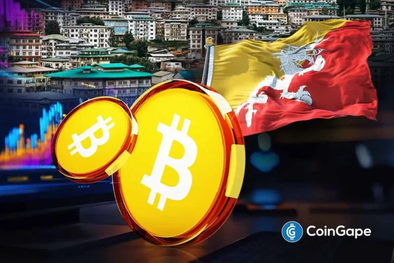 Bhutan Govt. Moves $18M in Bitcoin Amid BTC Sell-off Spree