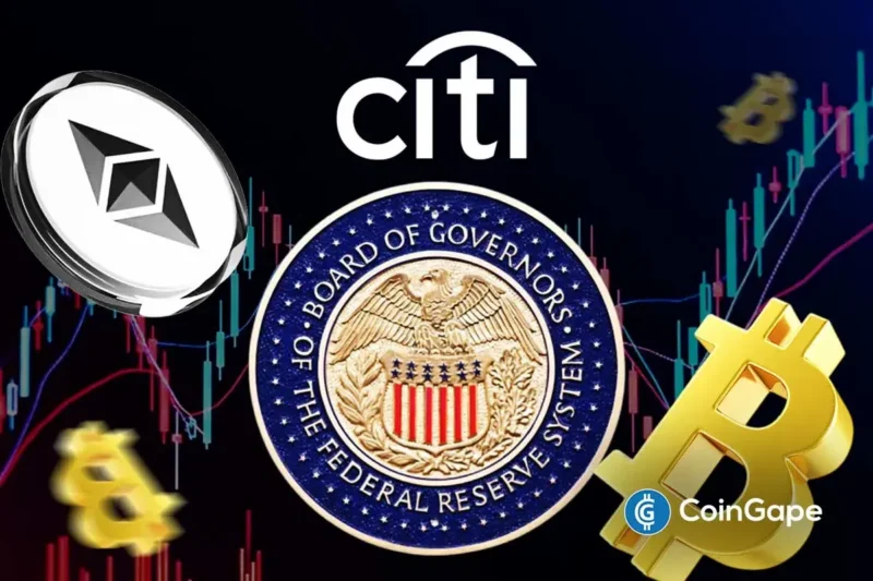Bitcoin and Ethereum Price Outlook as Citigroup Delays Fed Rate Cut Timeline to September