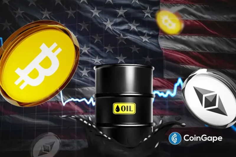 Crypto Price Today: Bitcoin Holds $70.7k, ETH Dips, DOT Slips as US Imposes Hormuz Blockade; OIL Surges, RAVEDAO Soars 130%