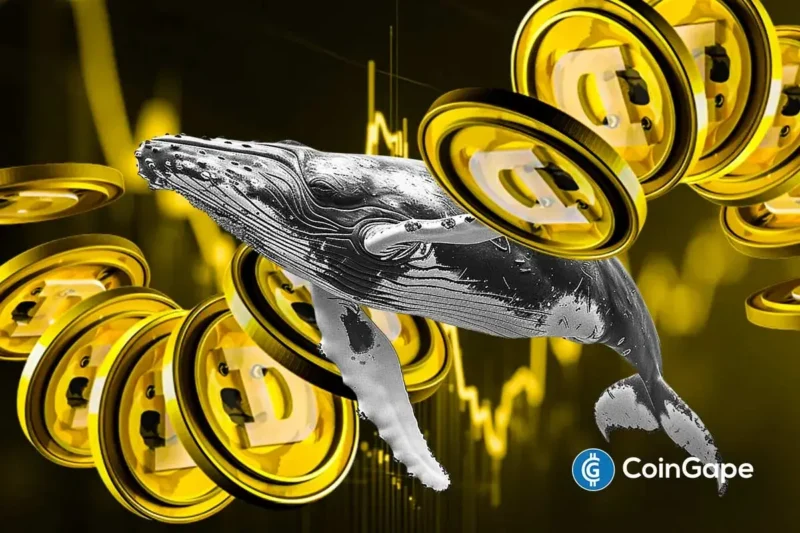 Dogecoin Price Forecast as Open Interest Nears 4-Month High Amid $14M Whale Positioning
