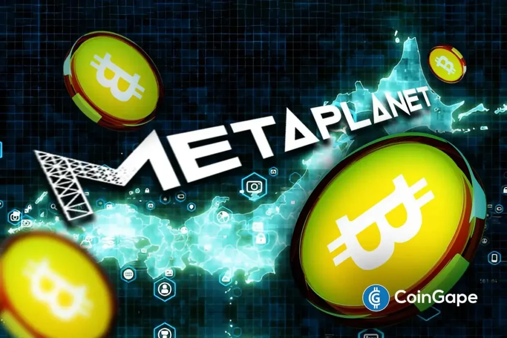 BREAKING: Metaplanet Expands Bitcoin Treasury Holdings to 40,177 BTC, Stock Slips