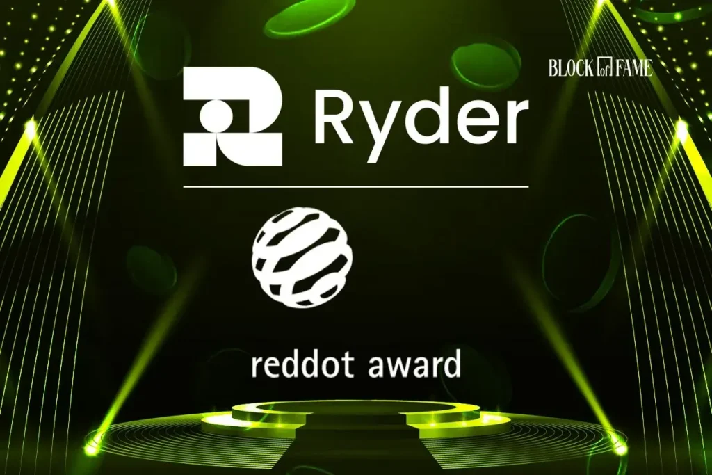 Ryder One Crypto Hardware Wallet Wins Red Dot Product Design 2026 Award