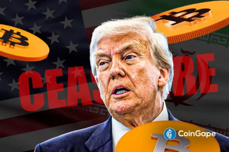 U.S.-Iran War: Trump Says Iran Has Asked for Ceasefire, Bitcoin Spikes