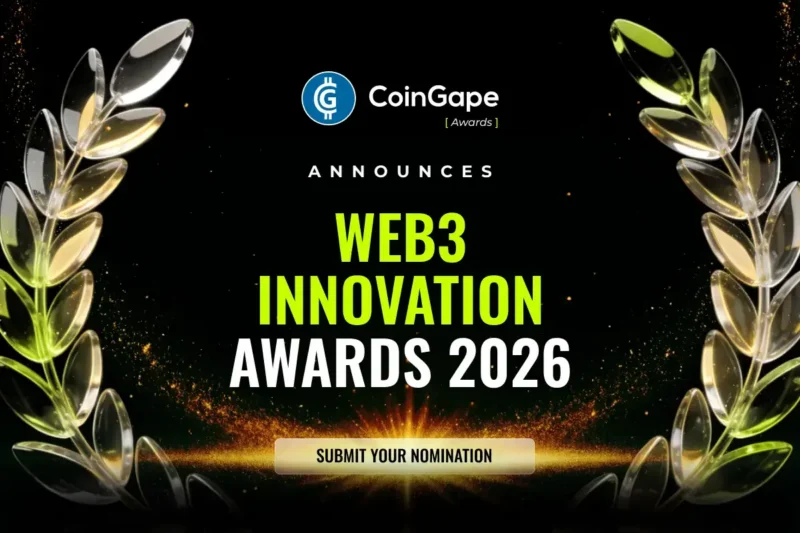 CoinGape Announces Web3 Innovation Awards 2026, Nominations Open