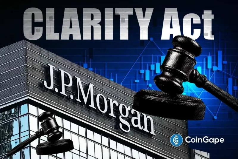 JPMorgan Hopeful On CLARITY Act 2026 Approval But Flags Major Political Risks