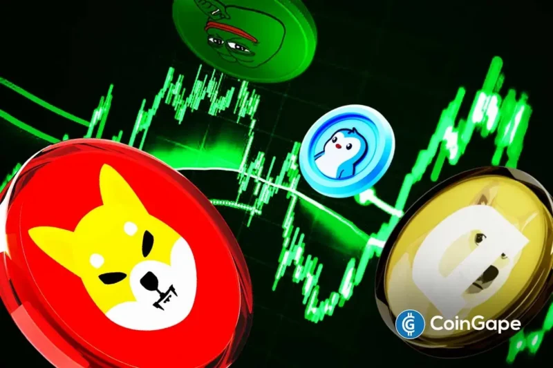 DOGE, SHIB, PEPE, PENGU Price Outlook as Meme Coins Market Cap Hits 3-Month High
