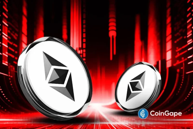 Ethereum Price Risks Falling as Whale Deposits $396M in ETH, More Selloff Ahead?