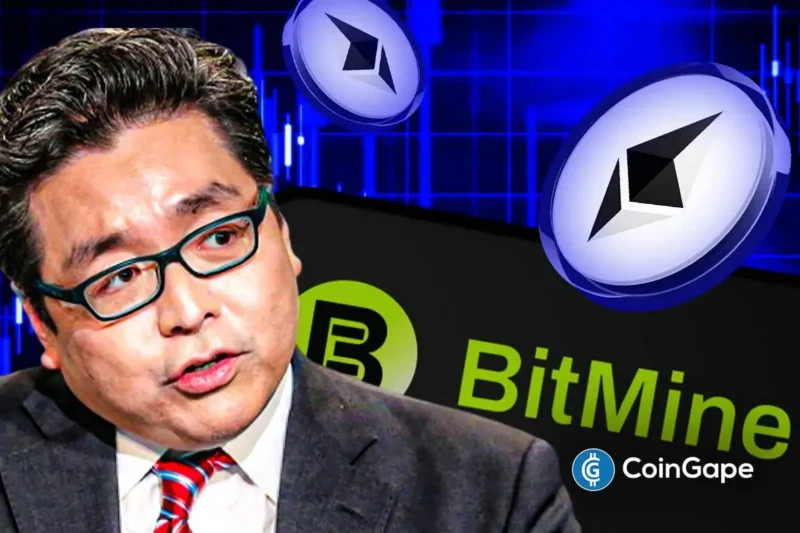 Tom Lee’s Bitmine Buys 10,000 ETH From Ethereum Foundation; BMNR Stock Climbs