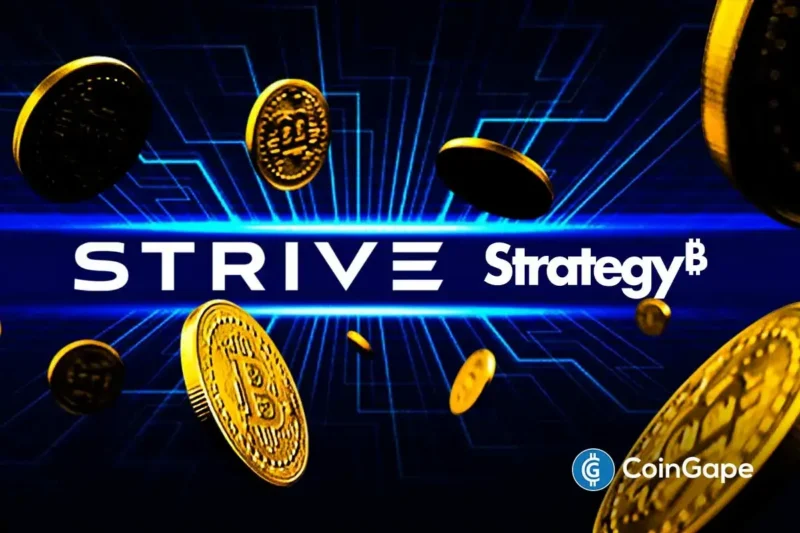 Breaking: Bitcoin Treasury Firm Strive Buys $34M BTC As Strategy Pauses Buying Spree
