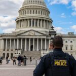 Armed man arrested at US Capitol barricade as police probe why he drove onto restricted grounds