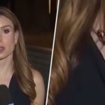 Reporter keeps her cool after cockroach lands on her during live report